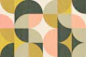 Retro Mid Century Geometric Pattern