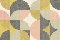 Retro Bauhaus Geometric Pattern tapete