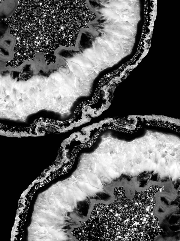 Yin Yang Agate Glitter Glam 4a