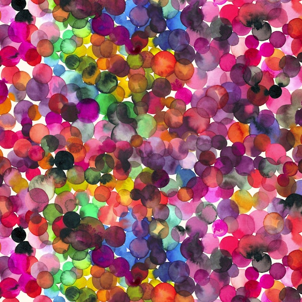 Overlapped Watercolor Dots