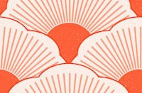 Sunset, tonal red, concrete texture tapete