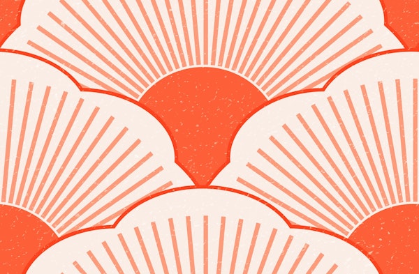 Sunset, tonal red, concrete texture