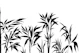 Zen Bamboo Tranquility Black On White