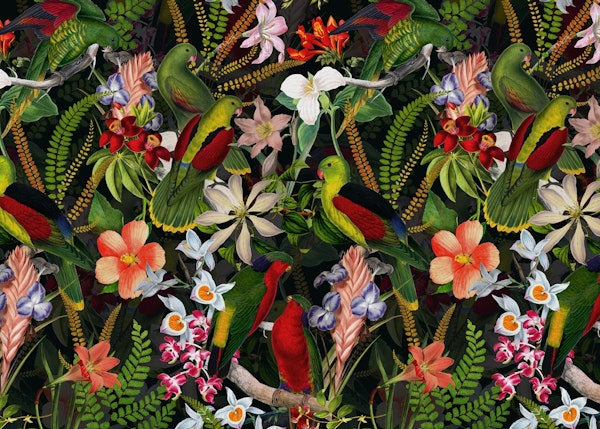 Vintage Parrot Jungle 1