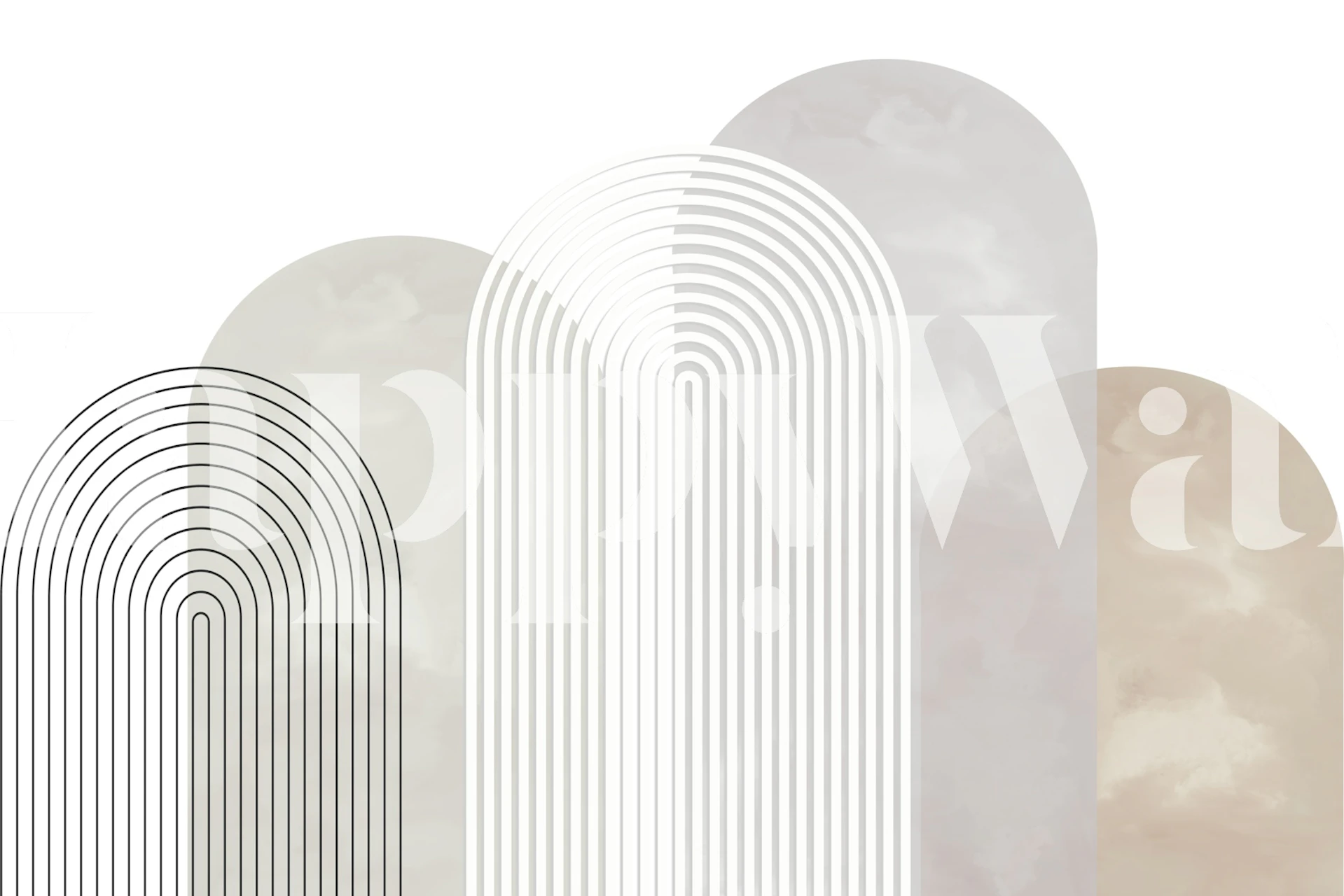 Tapeta Iconic Arches wyświetlona w pokoju