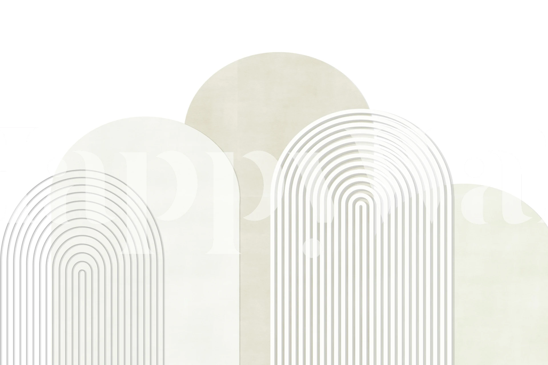 Papel pintado Bali House en una habitación