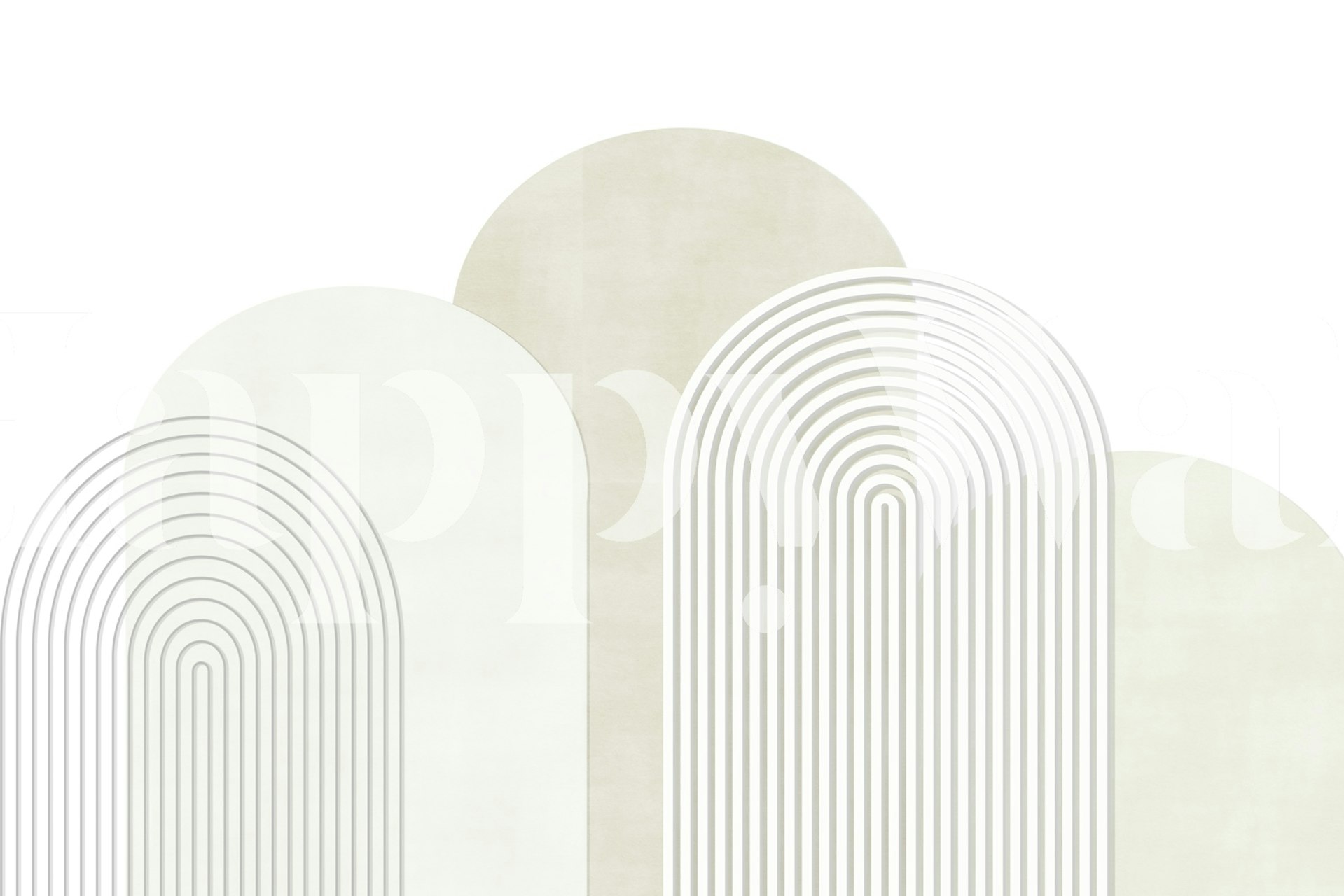 Ταπετσαρία Bali House σε ένα δωμάτιο