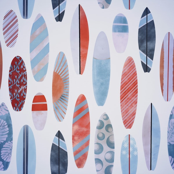 Blue Surf Vintage Vibes