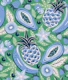Tropical fruit - green and blue