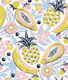 Tropical fruit - yellow and pink