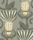 Monkeys and pineapples - brown and yellow