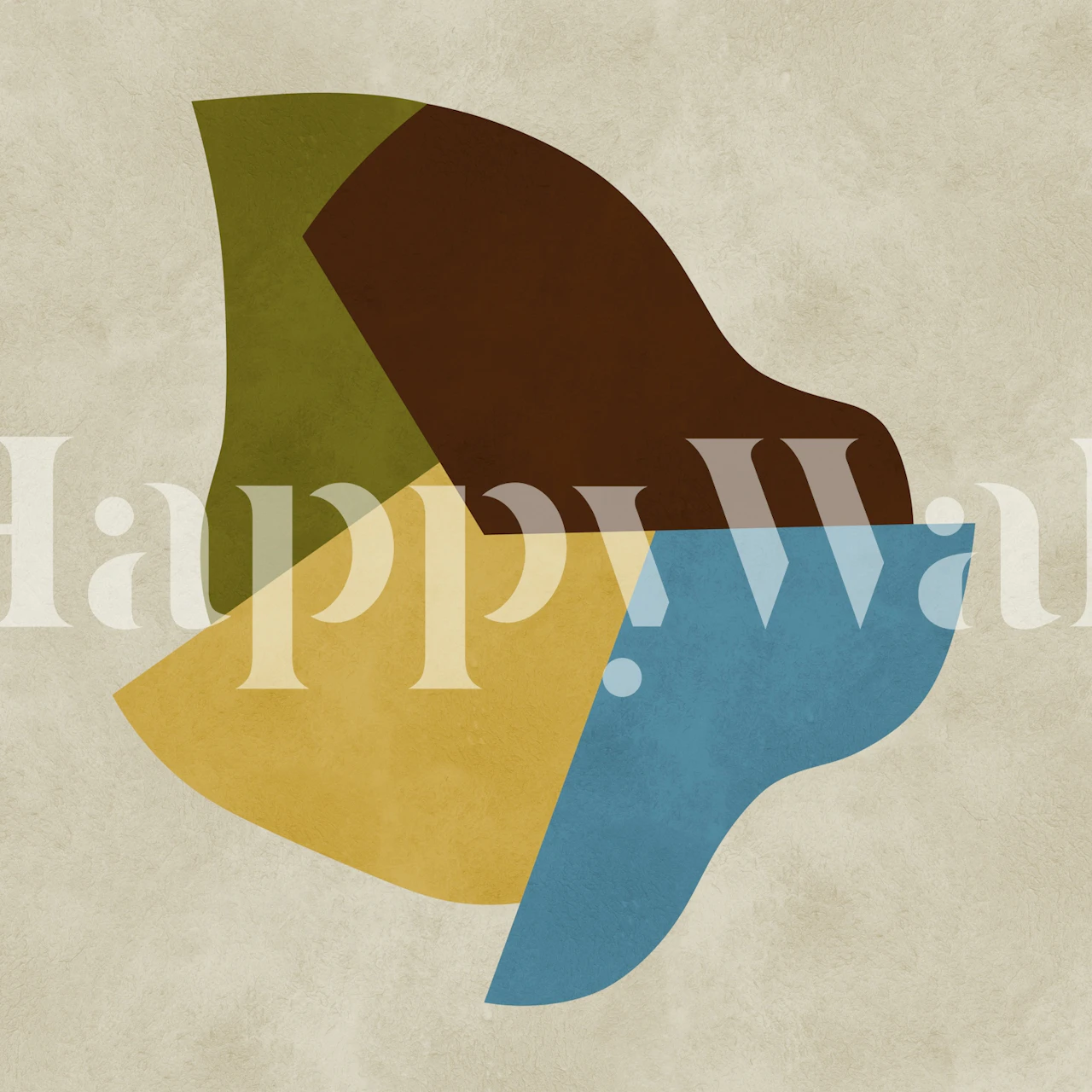 Modern and contemporary tapet i et rom