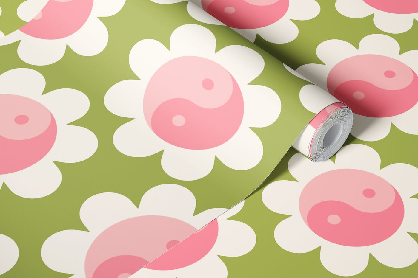 Flowers Balance Seamless Pattern wallpaper roll