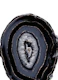 Blue Black Agate Glitter 1