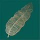 Jungle green jumbo palm leaf