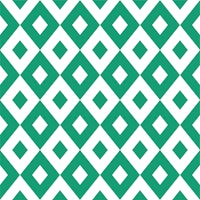 Diamonds pattern design in green and white ταπετσαρία