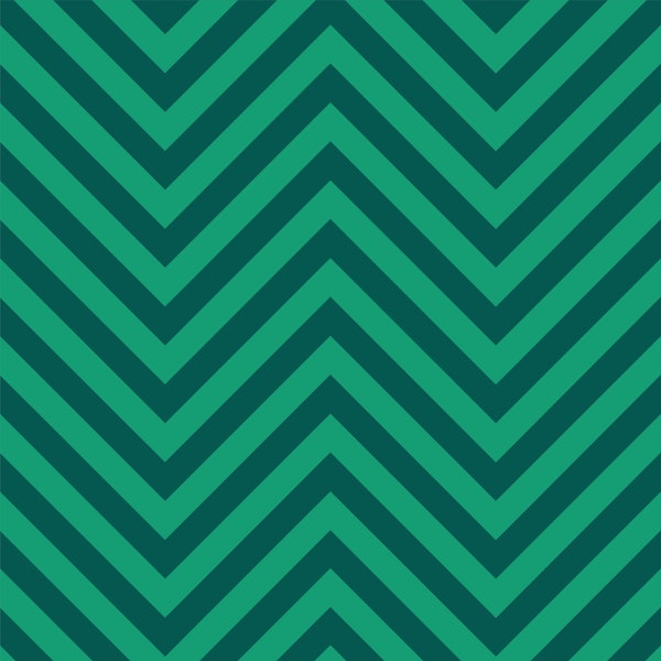 Emerald Forest Green Chevron Pattern