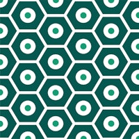 Diamond pattern in green color carta da parati