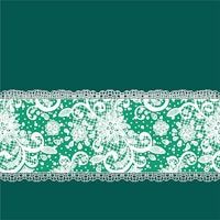 Forest green jade white lace ταπετσαρία
