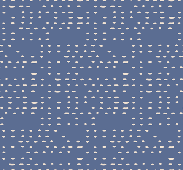 Dashes Ocean Nautical Coastal Serenity Blue