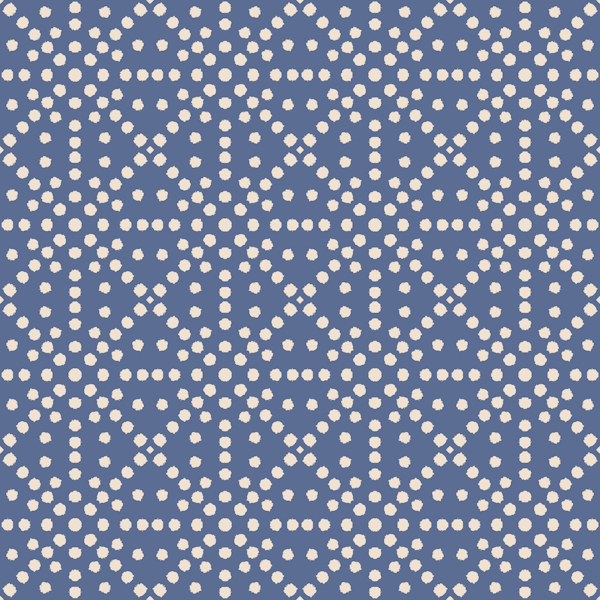 Dots Grid Ocean Nautical Coastal Blue