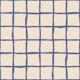 Checkers Grid Ocean Nautical Coastal Ivory