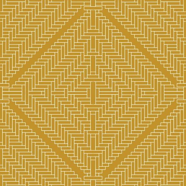 Rattan Tiles Gold