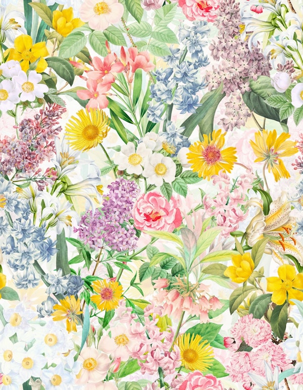 Vintage Springflowers Garden