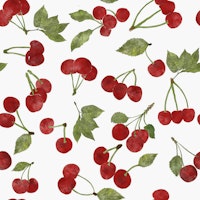 Red Watercolor Cherries 1 tapete