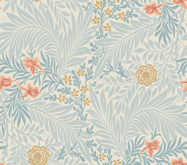Victorian Larkspur pattern 2
