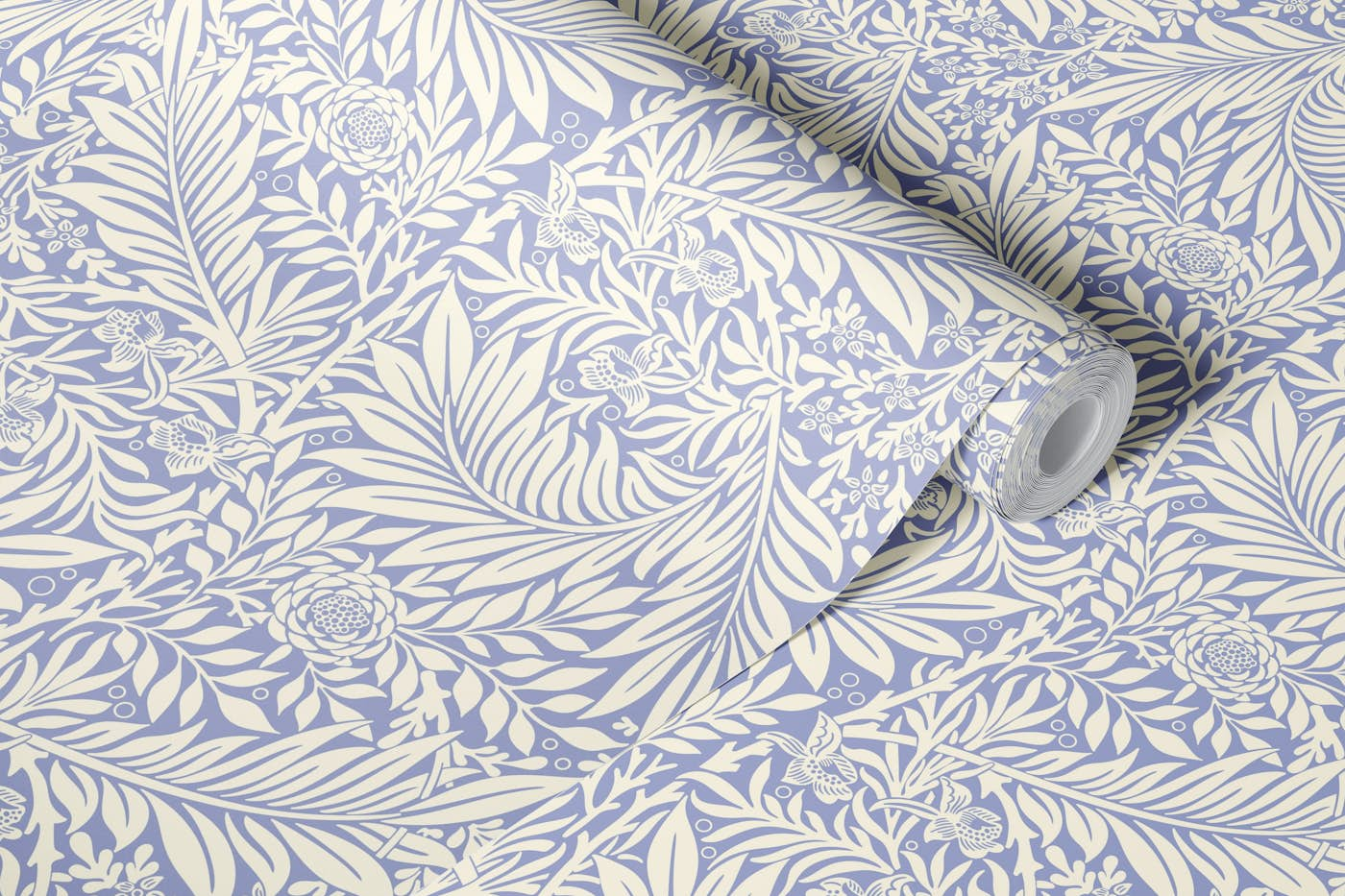 Victorian Larkspur pattern 12 wallpaper roll