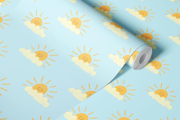 Happy sunshinewallpaper roll