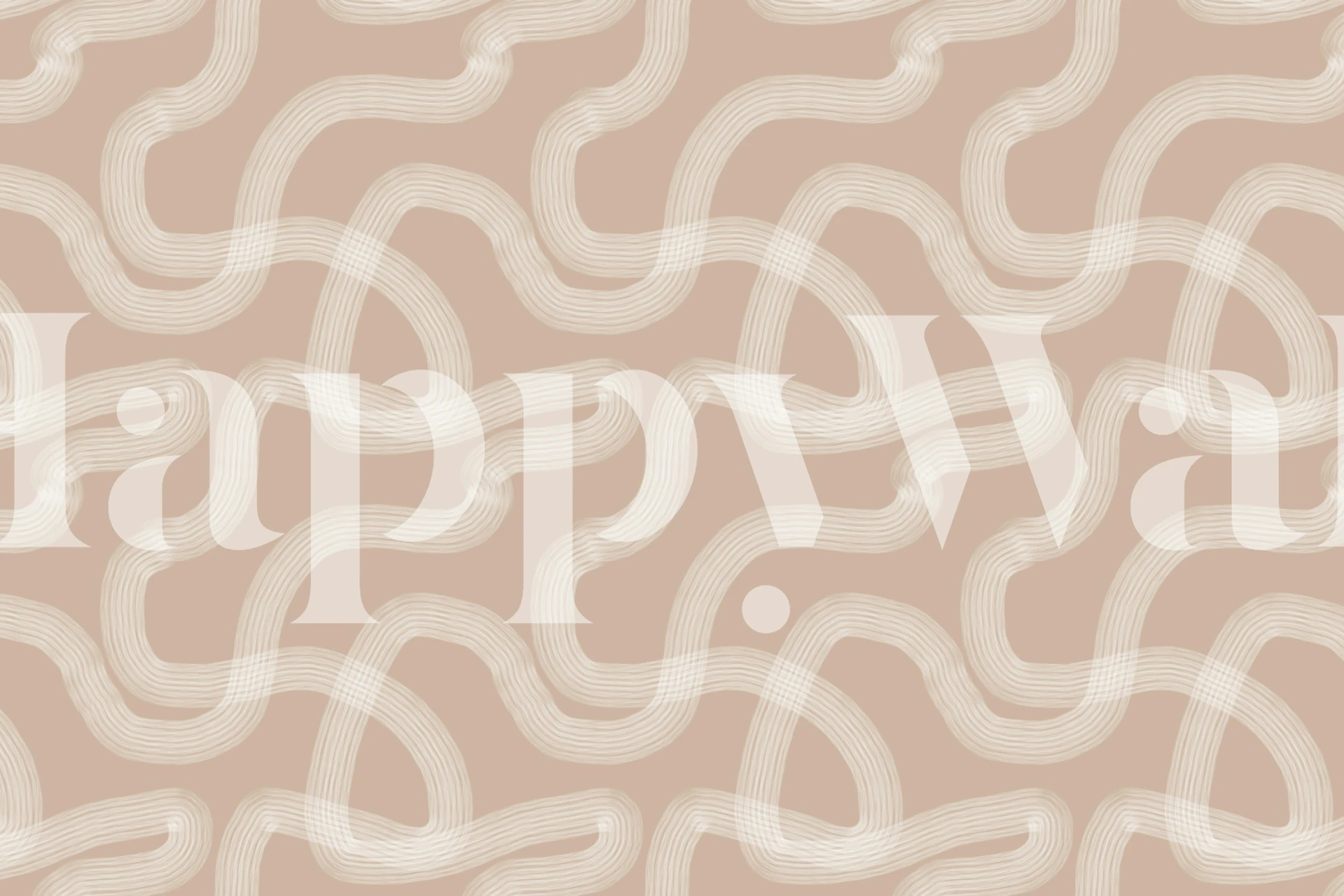 Zen Garden Sand wallpaper design in a room