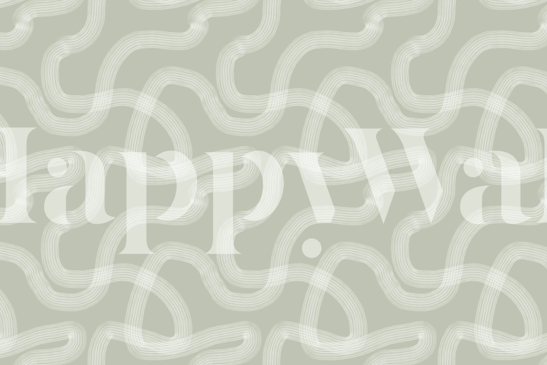 Zen Garden Greish wallpaper in a room