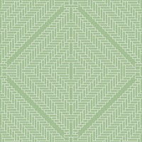 Rattan Tiles Sage Green papiers peint