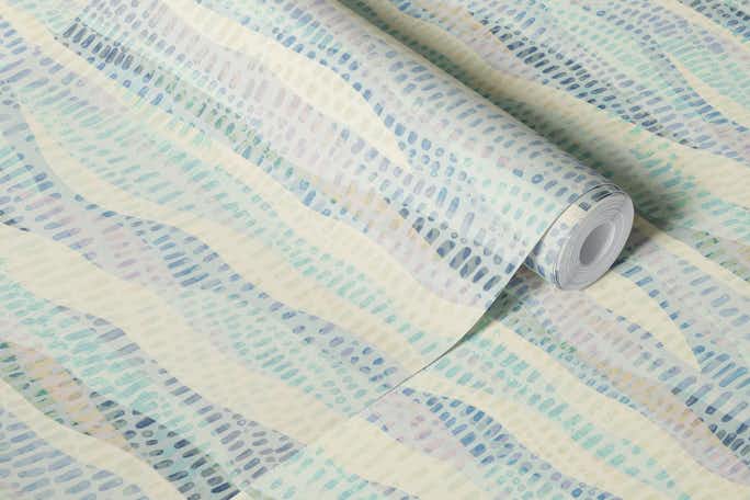 Textured and tonal - sea blue - largewallpaper roll