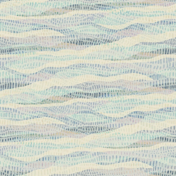 Textured and tonal - sea blue - large