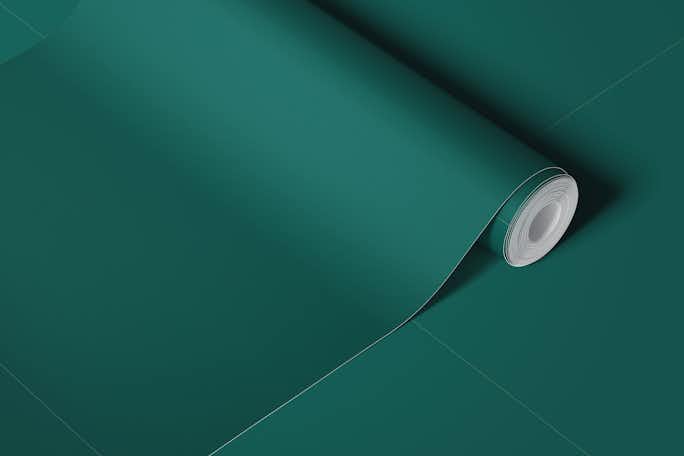 Solid color in dark greenwallpaper roll