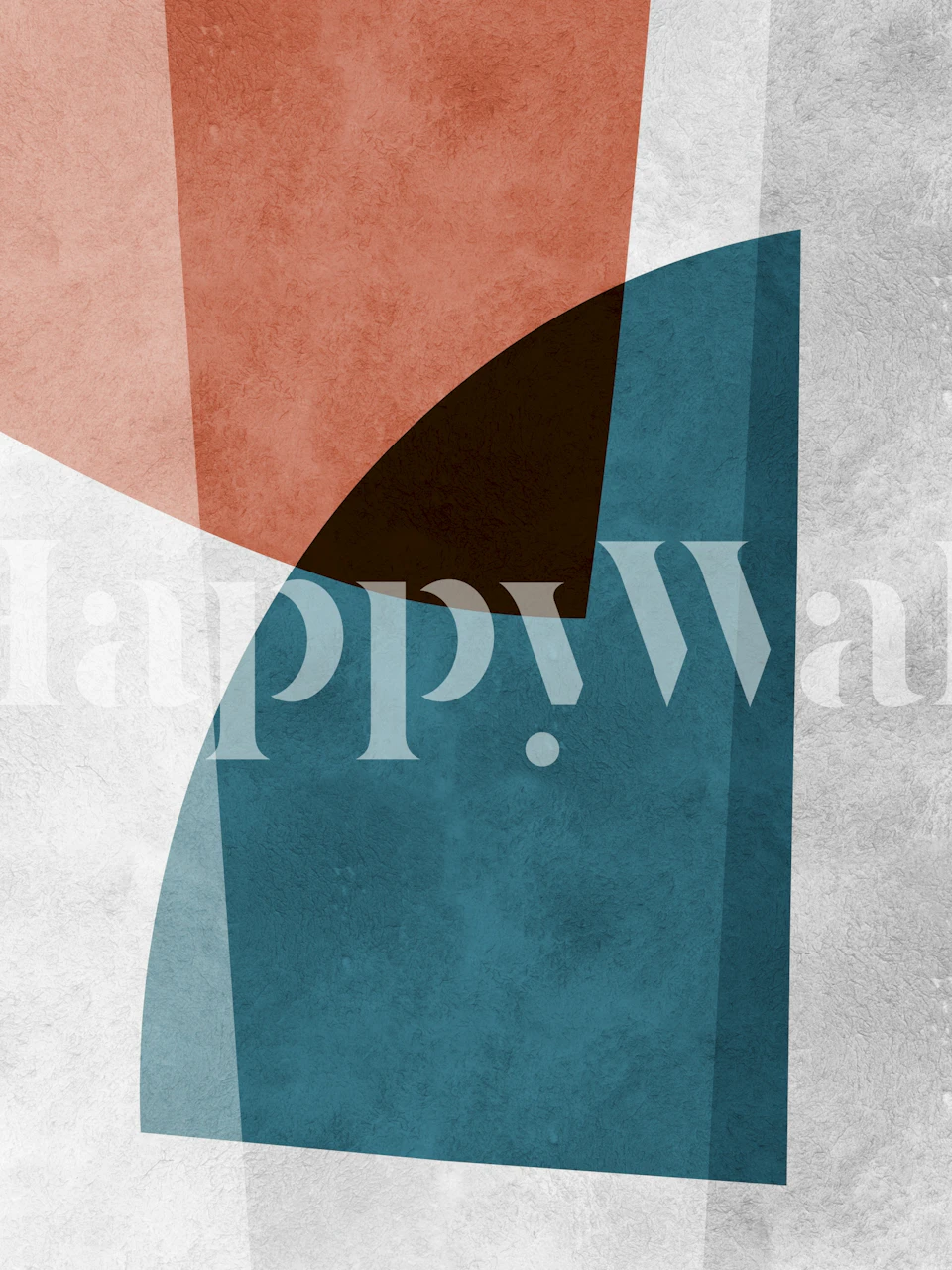 Geometric modern art wallpaper design