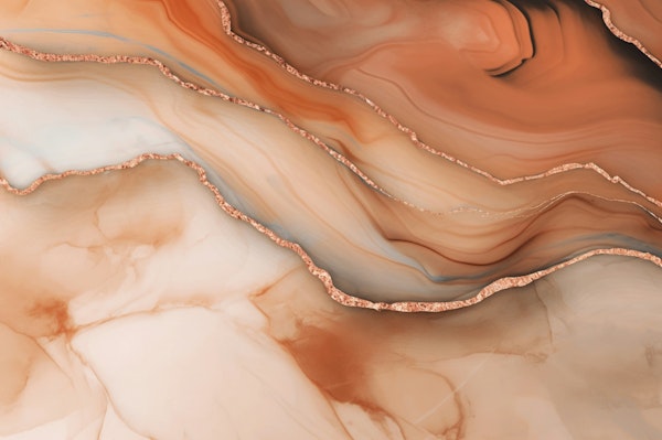 Precious Marble Elegance Peach Orange