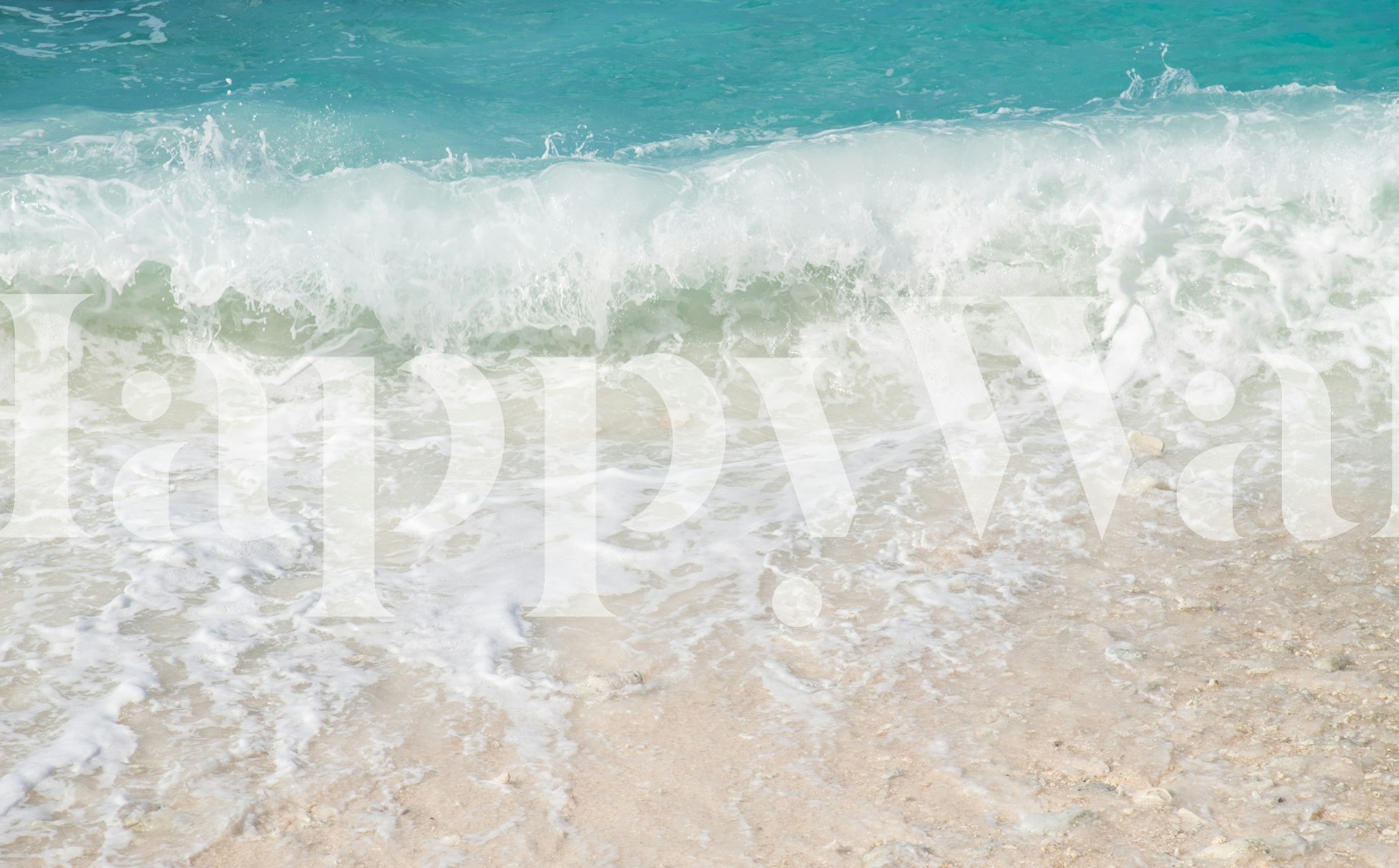 Caribbean Sea Bliss ταπετσαρία σε ένα δωμάτιο