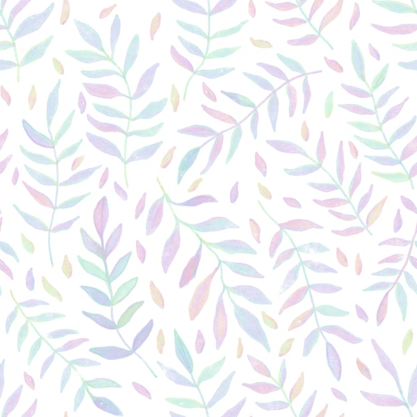Pastel leaves