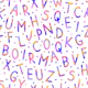 Colourful alphabet