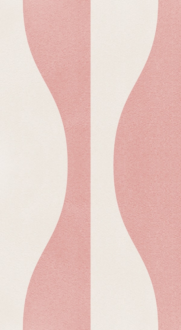 Vintage Abstract Geo Pattern in Dusky Pink
