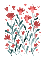 Forget me not flowers - vintage vibes ταπετσαρία