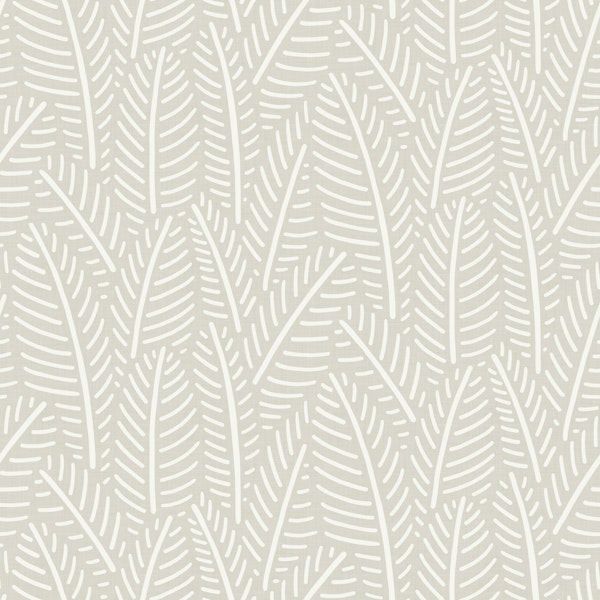 Herringbone Leaves - Warm Minimalist