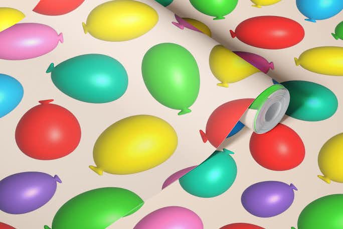 PARTY BALLOONS Fun Rainbow Party Decorationswallpaper roll