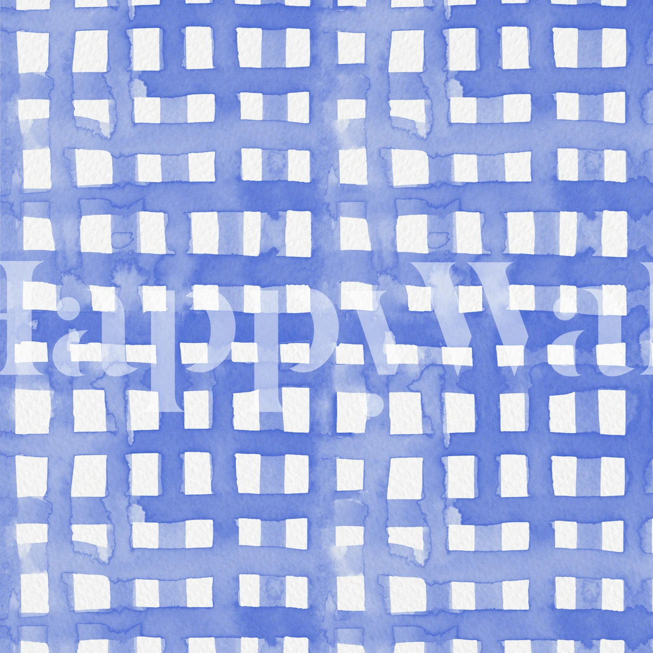 Watercolor violet grid Muster auf Tapete