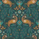 Majestic Peacocks, Darkgreen, Small