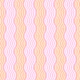 Pink and coral wavy stripes